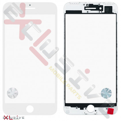 Стекло дисплея с рамкой и пленкой OCA Apple iPhone 7 Plus, Original, White - ukr-mobil.com