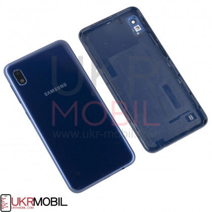 Задняя крышка Samsung A105 Galaxy A10 2019, со стеклом камеры, High Quality, Blue - ukr-mobil.com