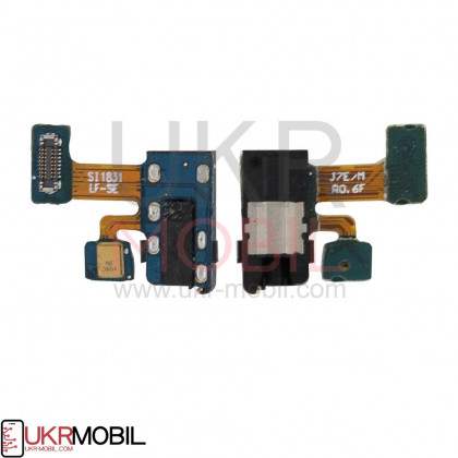 Шлейф Samsung J330 Galaxy J3 2017, коннектора наушников, с микрофоном - ukr-mobil.com