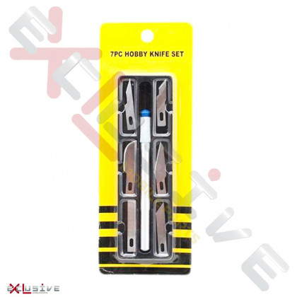 Скальпель со сменными лезвиями 6in1 Hobby Knife Set, фото № 1 - ukr-mobil.com