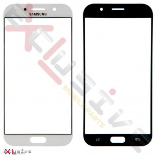 Стекло дисплея Samsung A720 Galaxy A7 2017, White