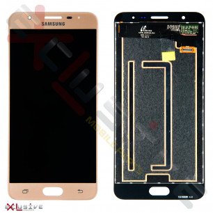 Дисплей Samsung G610 Galaxy J7 Prime, с тачскрином, Original PRC, Gold