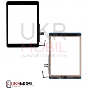 Сенсор (тачскрин) Apple iPad 9.7 2018 (A1893, A1954), с кнопкой HOME, Original, Black