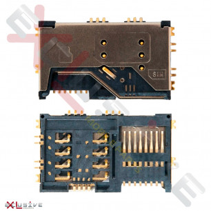 Коннектор sim карты Lenovo A60 | A65 | A789 | P70 | P700i