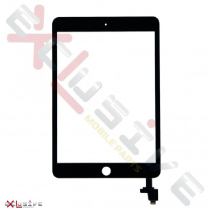Сенсор (тачскрин) Apple iPad Mini 3 (A1599, A1600), с кнопкой Home, Original PRC, Black