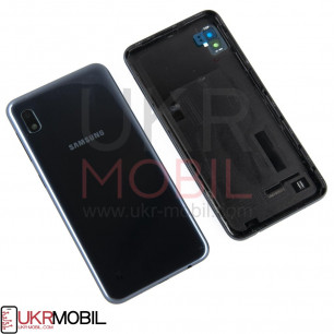 Задняя крышка Samsung A105 Galaxy A10 2019, со стеклом камеры, Original PRC, Black