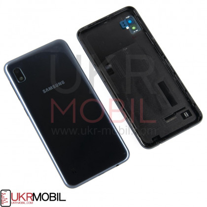 Задняя крышка Samsung A105 Galaxy A10 2019, со стеклом камеры, Original PRC, Black - ukr-mobil.com