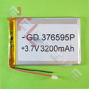 Аккумулятор для планшета 3.7*65*95 мм, (3200 mAh)
