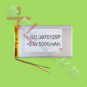 Аккумулятор для планшета 3.9*70*125 мм, (5000 mAh)