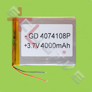 Аккумулятор для планшета 4.0*74*108 мм, (4000 mAh)