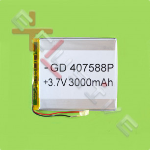 Аккумулятор для планшета 4.0*75*88 мм, (4000 mAh)