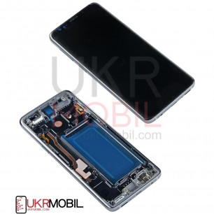 Дисплей Samsung G960 Galaxy S9, с тачскрином, рамкой, Original PRC, Titanium Grey