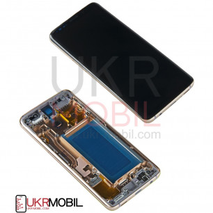 Дисплей Samsung G960 Galaxy S9, с тачскрином, рамкой, Original PRC, Gold