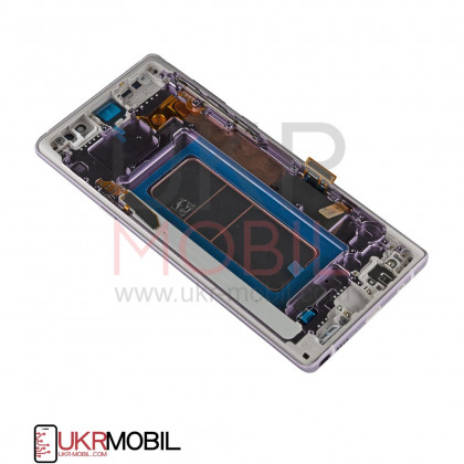 Дисплей Samsung N960 Galaxy Note 9, с тачскрином, рамкой, Original PRC, Purple, фото № 3 - ukr-mobil.com