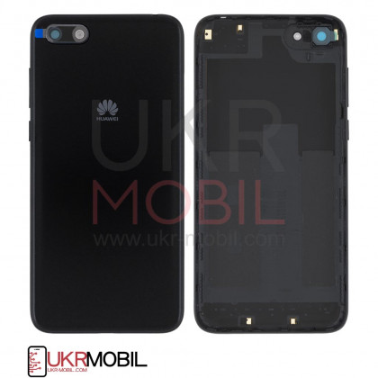 Задняя крышка Huawei Y5 2018 (DRA-L21), Y5 Prime 2018 (DRA-LX2), Original PRC, Black - ukr-mobil.com