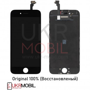 Дисплей Apple iPhone 6, с тачскрином, Original (Восстановленый), Black