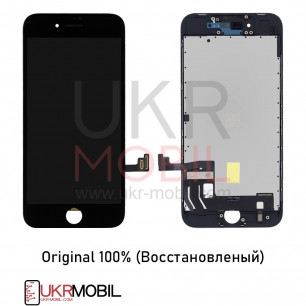 Дисплей Apple iPhone 8, iPhone SE 2020, с тачскрином, Original (Восстановленый), Black