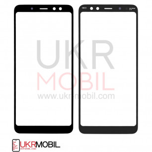 Стекло дисплея Samsung A530 Galaxy A8 2018, Original, Black