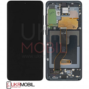 Дисплей Samsung G985 Galaxy S20 Plus, с тачскрином, рамкой, Original PRC, Black