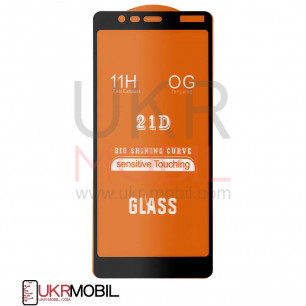Защитное стекло Nokia 5.1, Full Glue 2.5D, Black