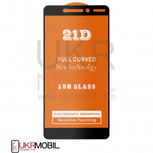 Защитное стекло Nokia 6.1, Full Glue 2.5D, Black
