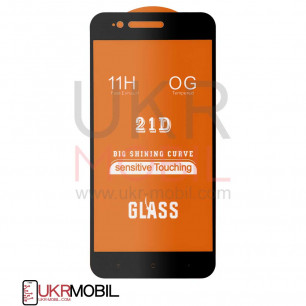 Защитное стекло Xiaomi Mi A1, Mi5x, Full Glue 2.5D, Black