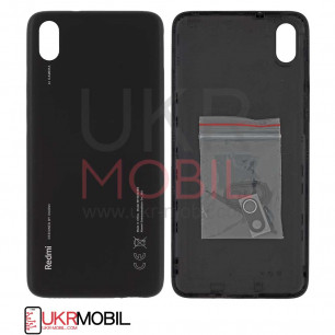 Задняя крышка Xiaomi Redmi 7A, со стеклом камеры, Original PRC, Black