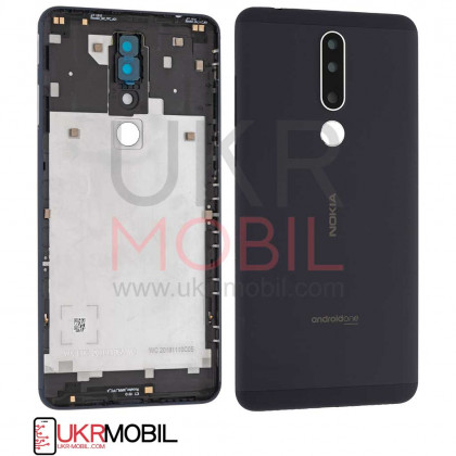 Задняя крышка Nokia 3.1 Plus TA-1104, с стеклом камеры, Original PRC, Silver - ukr-mobil.com
