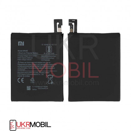 Аккумулятор Xiaomi Redmi Note 6 Pro, BN48, (4000 mAh), High Quality, фото № 1 - ukr-mobil.com