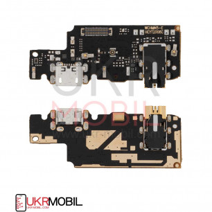 Шлейф Xiaomi Redmi Note 5, нижняя плата с разъемом зарядки, наушников, микрофоном, High Quality