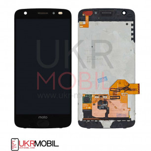 Дисплей Motorola XT1789 Moto Z2 Force, с тачскрином, Black