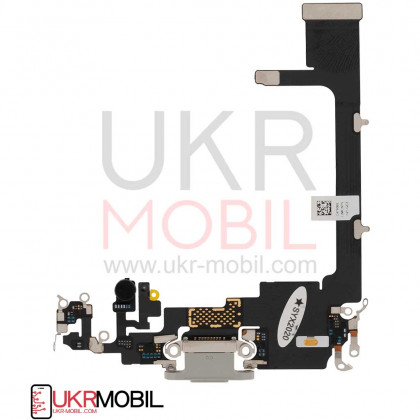 Шлейф Apple iPhone 11 Pro, с разъемом зарядки, микрофоном, Original PRC, Silver, фото № 3 - ukr-mobil.com