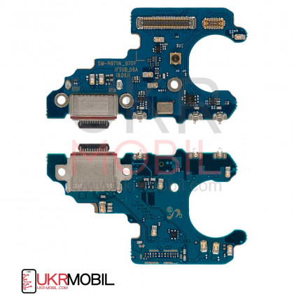 Шлейф Samsung N970 Galaxy Note 10, с разъемом зарядки, микрофоном, Original PRC - ukr-mobil.com