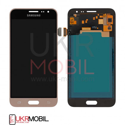 Дисплей Samsung J320 Galaxy J3 2016, с тачскрином, INCELL, Gold, фото № 2 - ukr-mobil.com