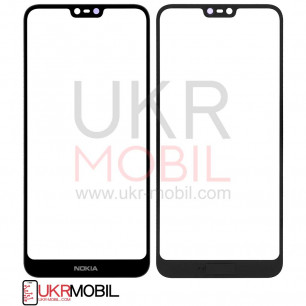 Стекло дисплея Nokia 7.1 TA-1100, TA-1085, TA-1095, TA-1096, TA-1097, Black