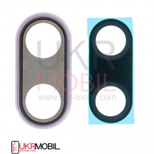 Стекло камеры Huawei P20 (EML-L29, EML-L09), с рамкой, Pink