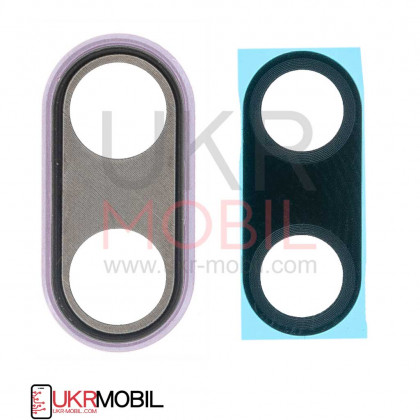Стекло камеры Huawei P20 (EML-L29, EML-L09), с рамкой, Pink - ukr-mobil.com