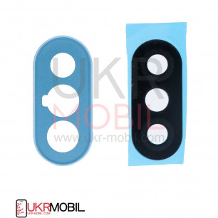 Стекло камеры Xiaomi Redmi Note 5, Redmi Note 5 Pro, с рамкой, Blue