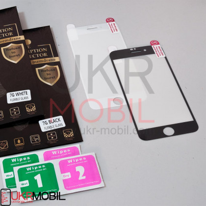 Защитное стекло Flexible Glass Huawei P10 Lite (WAS-L21, WAS-LX1, WAS-LX1A), Black, фото № 2 - ukr-mobil.com