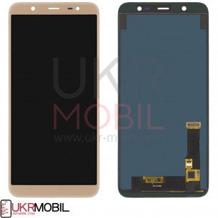 Дисплей Samsung J810 Galaxy J8 2018, TFT (подсветка - original), с тачскрином, Gold