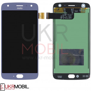 Дисплей Motorola XT1900 Moto X4, с тачскрином, Blue