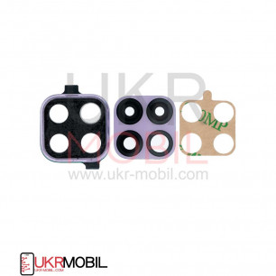 Стекло камеры Huawei P40 Lite (MAR-LX1A, JNY-L21, JNY-L21A, JNY-L22), с рамкой, Purple