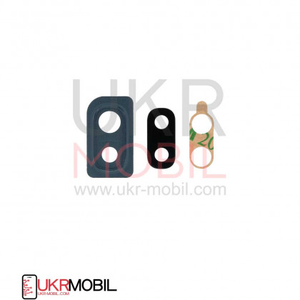 Стекло камеры Samsung A105 Galaxy A10, A205, A305, A405, с рамкой, Black - ukr-mobil.com
