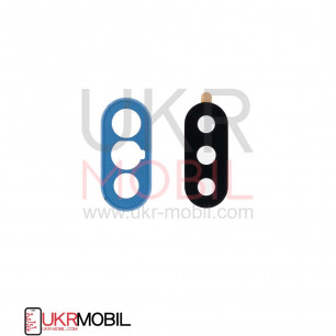 Стекло камеры Xiaomi Redmi Note 6 Pro, с рамкой, Blue