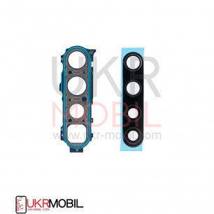 Стекло камеры Xiaomi Redmi Note 8, Redmi Note 8T, с рамкой, Blue