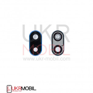 Стекло камеры Huawei Mate 10 Lite (RNE-L01, L02, L03, RNE-L21, L22, L23), Nova 2i, с рамкой, Blue