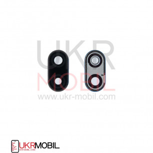 Стекло камеры Huawei Mate 10 Lite (RNE-L01, L02, L03, RNE-L21, L22, L23), Nova 2i, с рамкой, Black