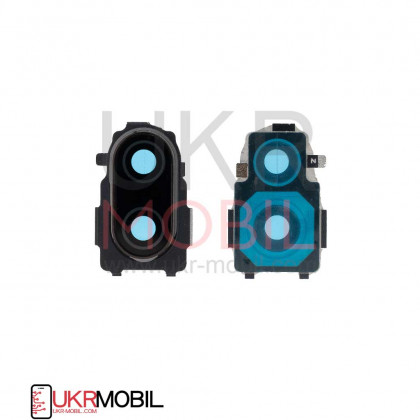 Стекло камеры Xiaomi Redmi Note 7, с рамкой, Black - ukr-mobil.com