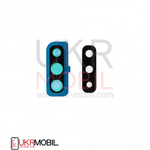 Стекло камеры Samsung A505 Galaxy A50, с рамкой, Blue