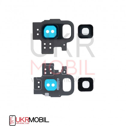 Стекло камеры Samsung G960 Galaxy S9, с рамкой, Grey - ukr-mobil.com